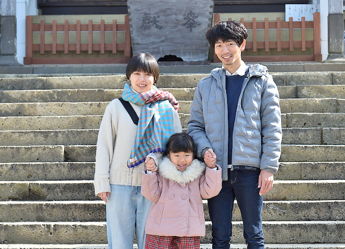 長田 陸 さん、加奈恵 さん